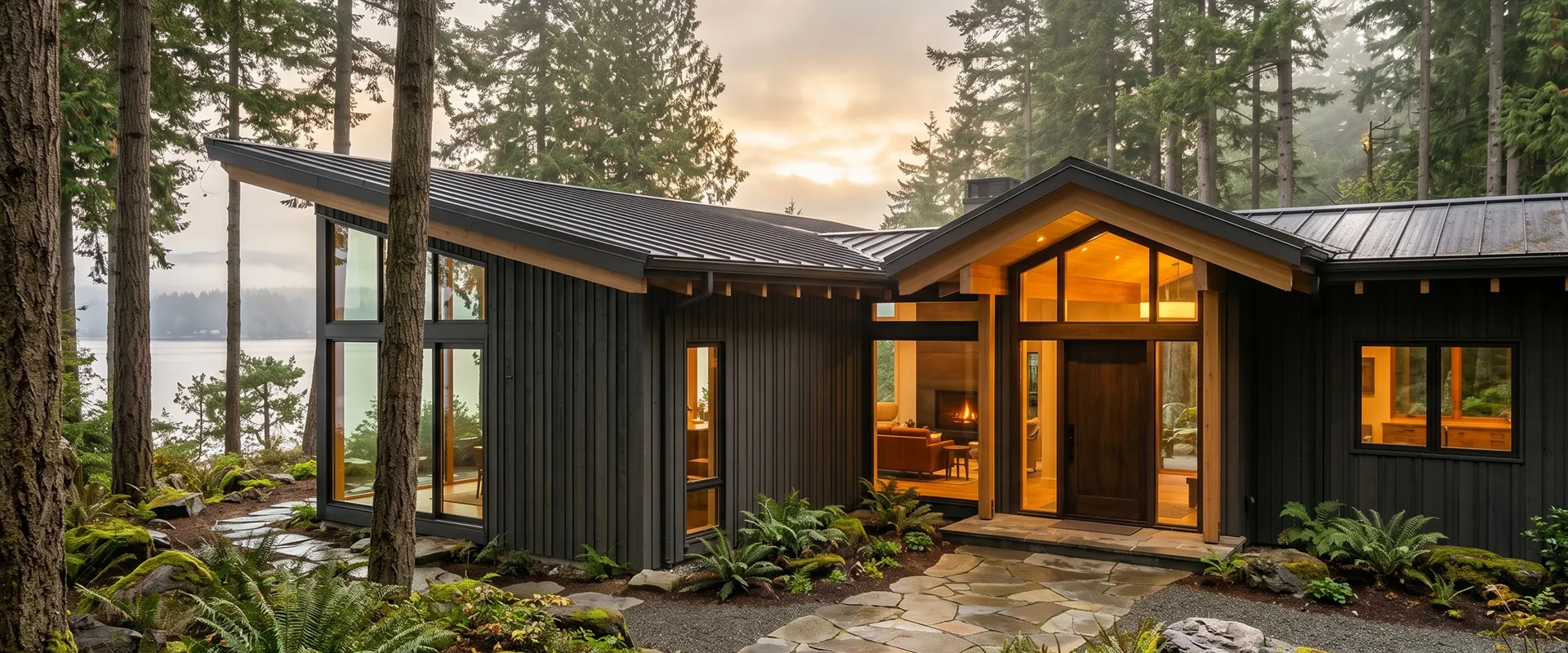 Coastal custom home interior design