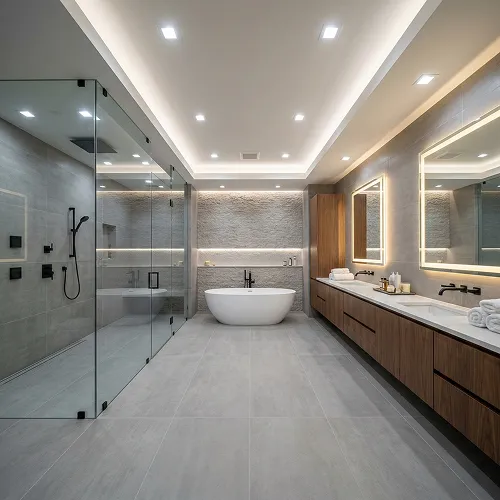 Architectural blueprint and craftsmanship details