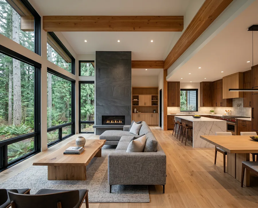Intricate architectural details and millwork