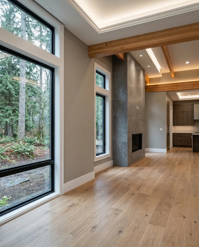 Garage conversion — converted to studio and office space
