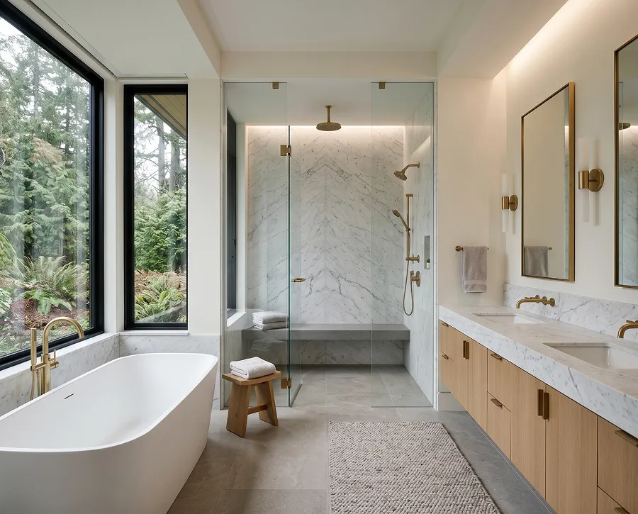 Intricate architectural details and millwork