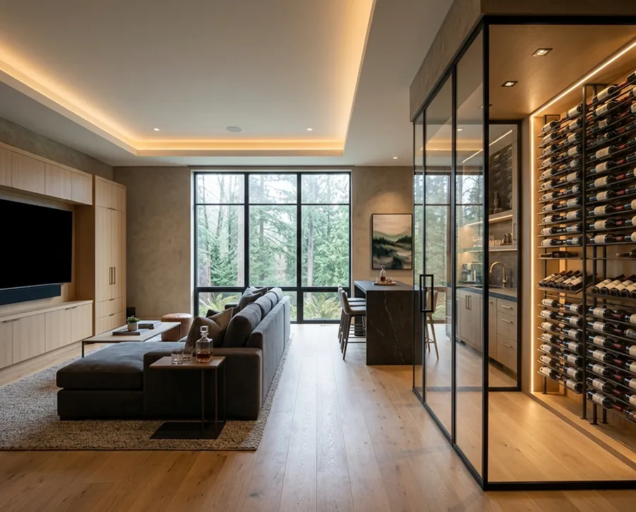 Intricate architectural details and millwork