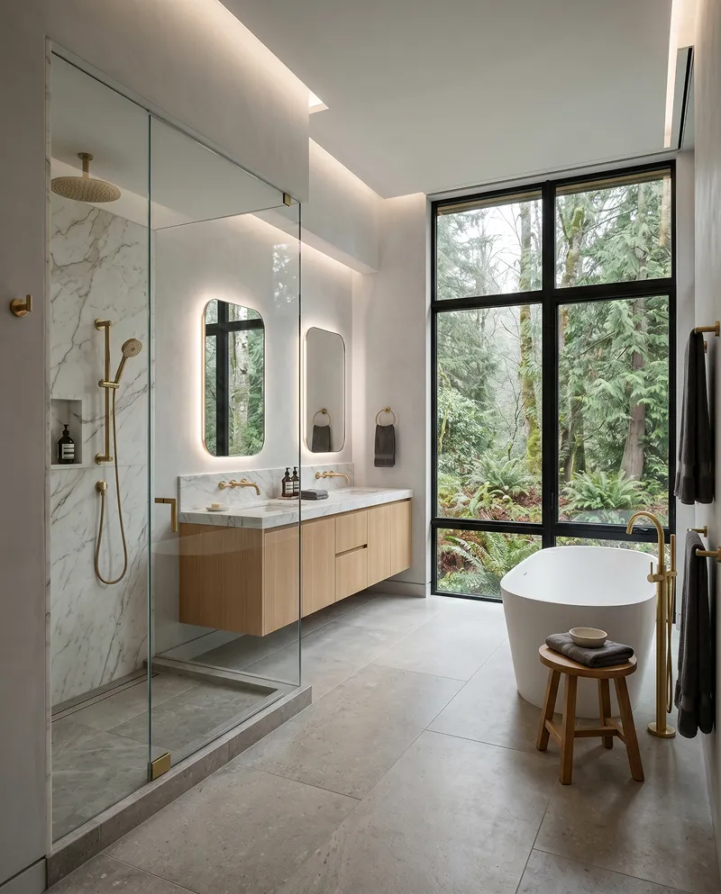 Whole-house remodel — opened floor plan and structural reframing