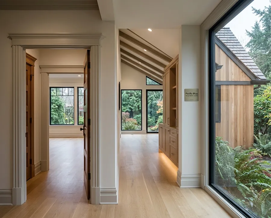 Intricate architectural details and millwork