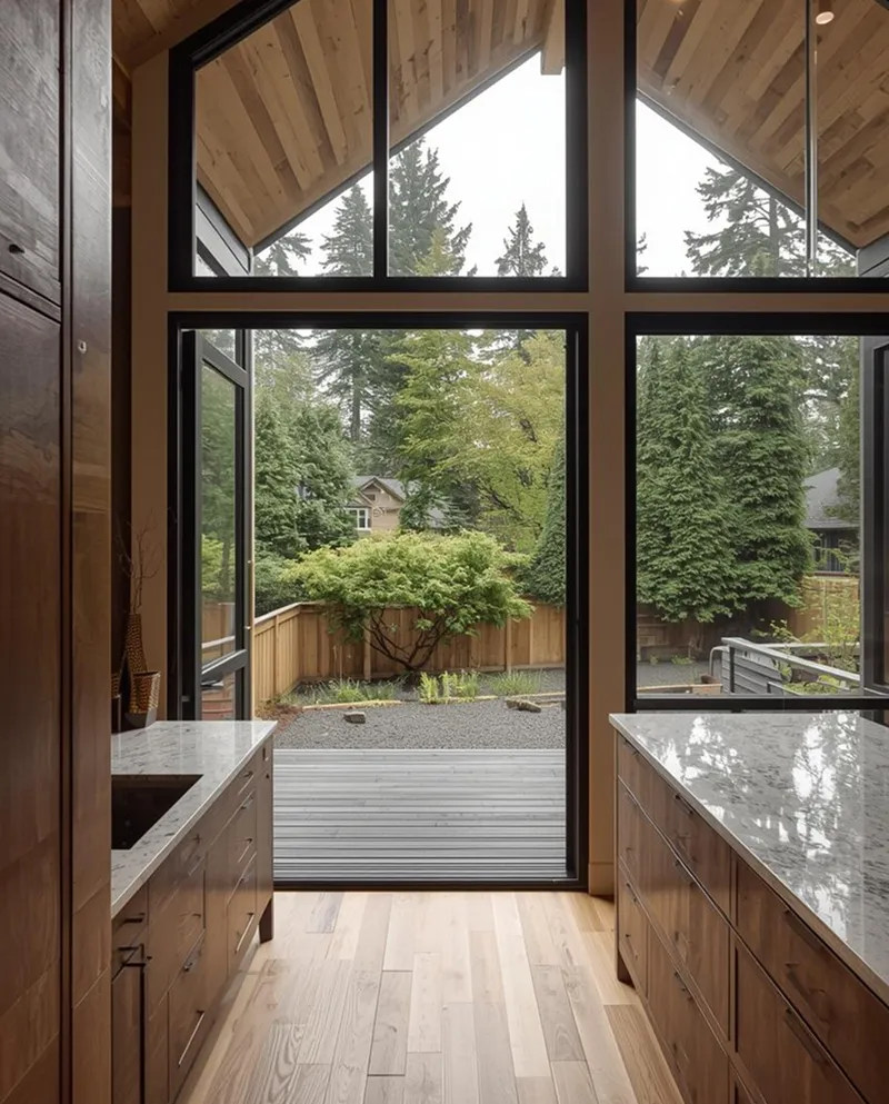 Architectural blueprint and craftsmanship details
