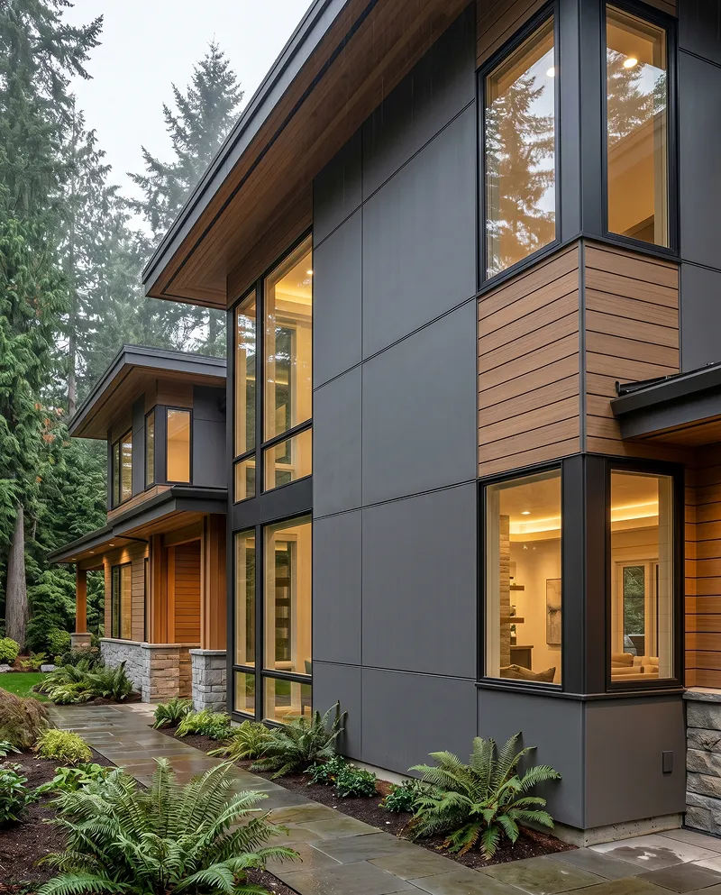 Whole-house remodel — opened floor plan and structural reframing