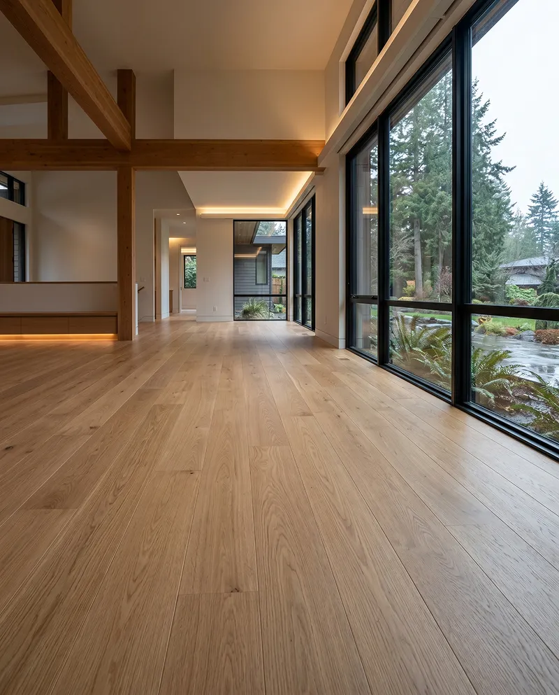 Whole-house remodel — opened floor plan and structural reframing