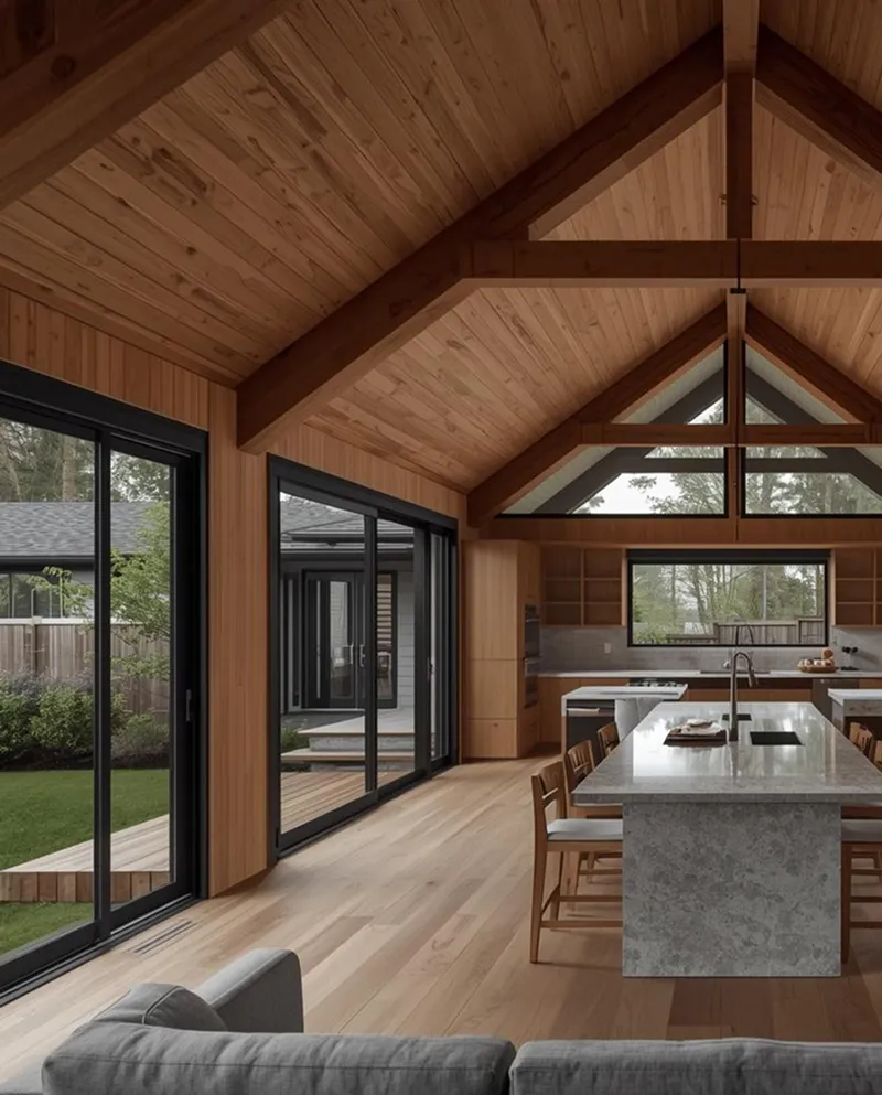 Architectural blueprint and craftsmanship details