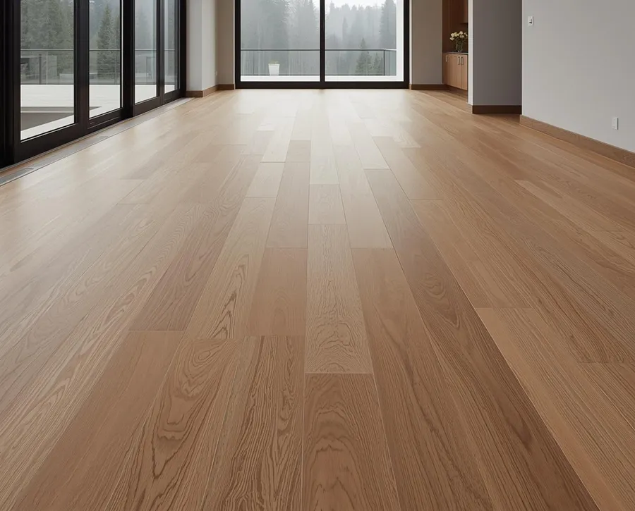 Flawless flooring transitions in a remodeled space
