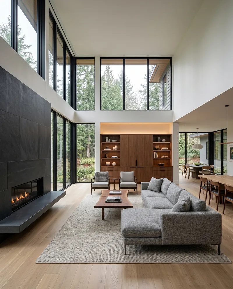 San Diego modern interior remodel — finished living space