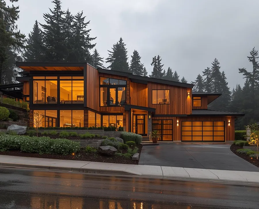Open-concept remodel with vaulted ceiling