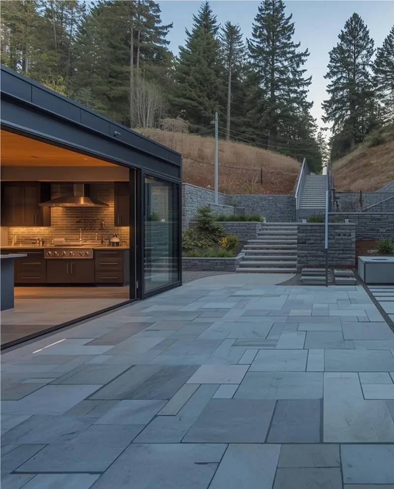 Architectural blueprint and craftsmanship details