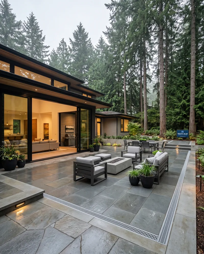 Whole-house remodel — opened floor plan and structural reframing