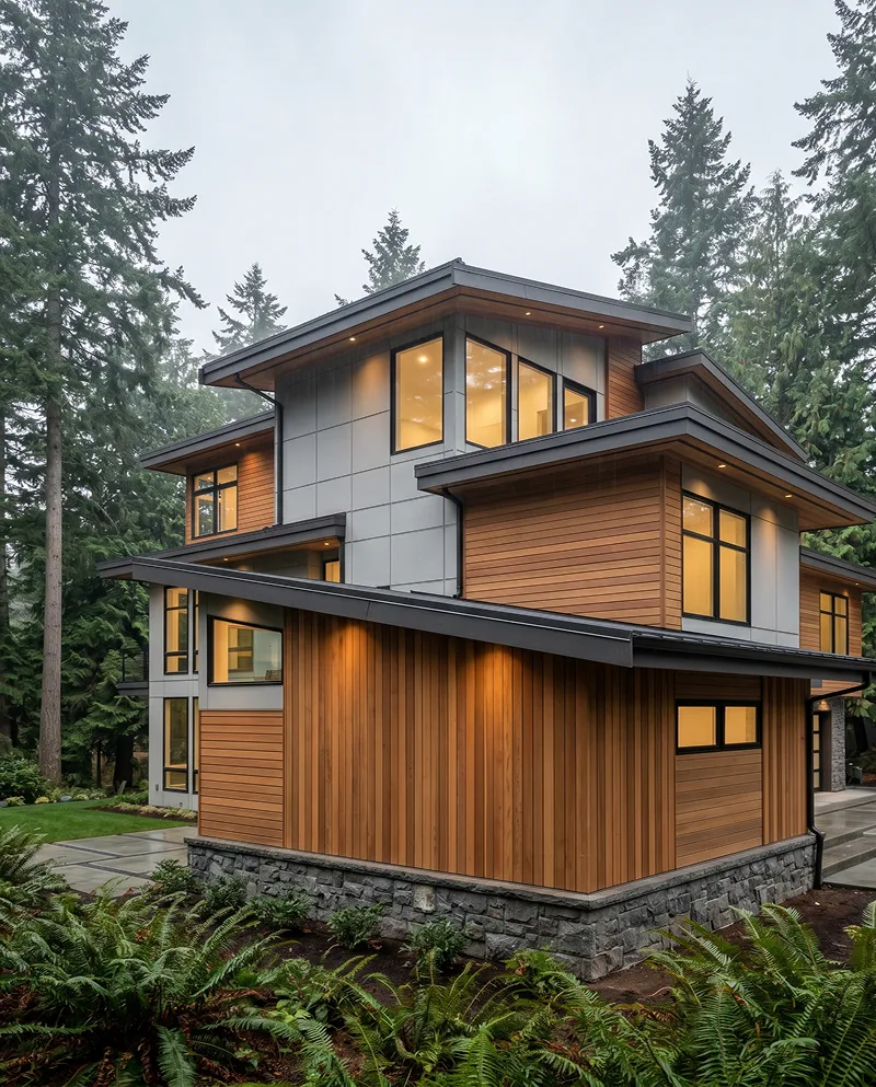 Architectural blueprint and craftsmanship details